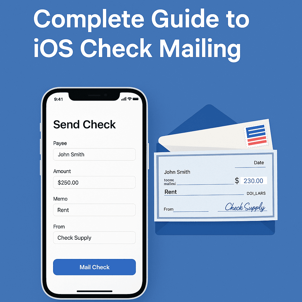 Step-by-step guide to sending checks from your iPhone